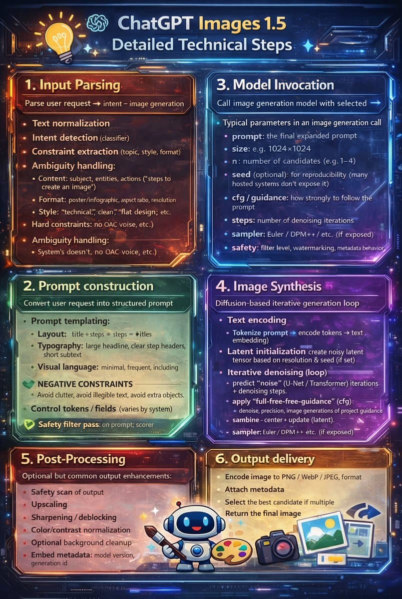 Meta-Prompt: Create an Image Detailing its Own Creation Steps