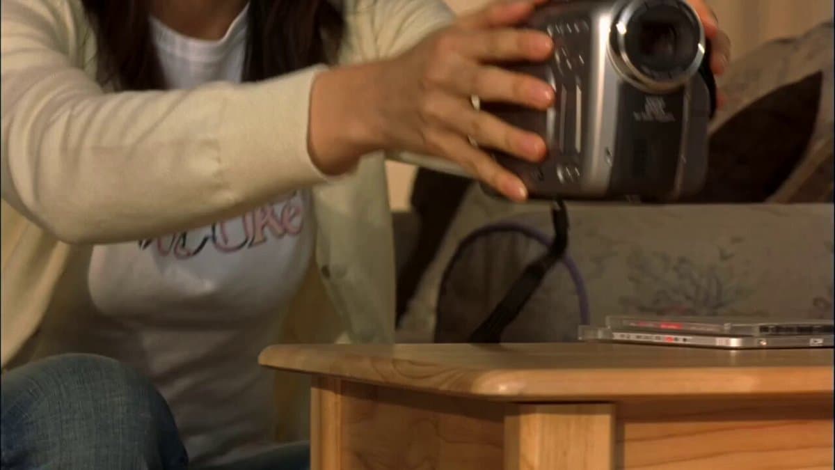 Early 2000s MiniDV home video aesthetic style