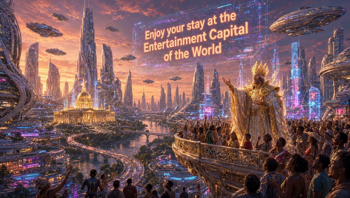 Futuristic Edmonton Cityscape