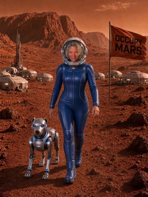 Mars Space Camp Cinematic Walk