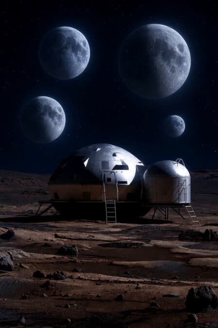Martian Habitat Night Transformation Video