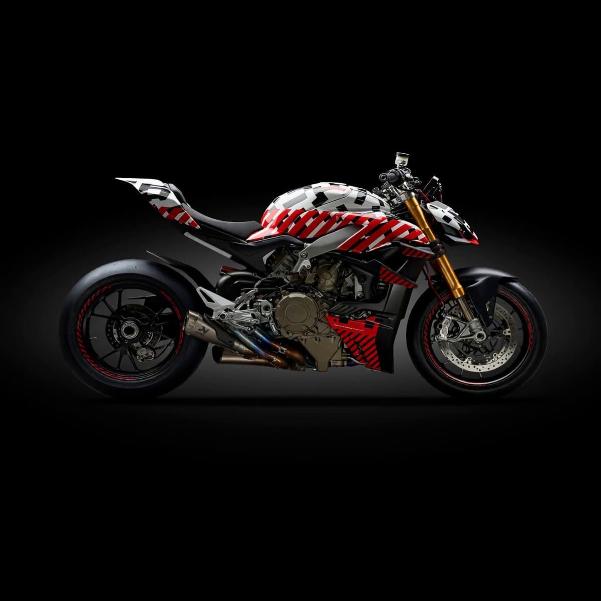 Robot Riding Ducati Showroom Exit