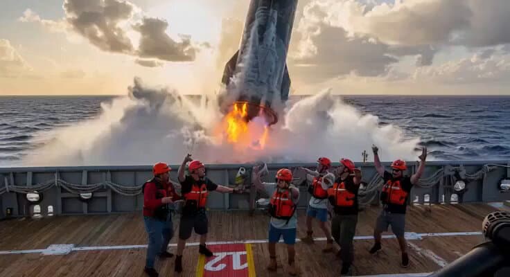 Starship Ocean Rescue Scene