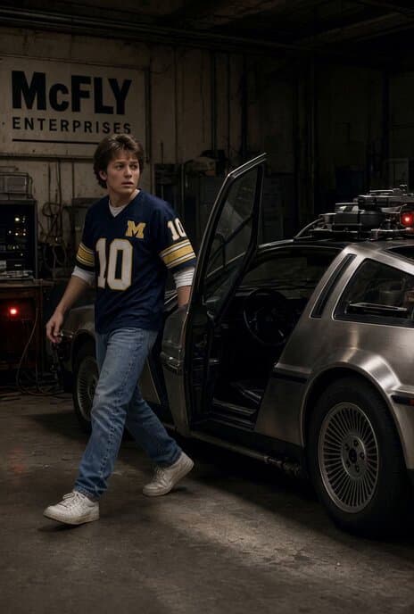 Marty McFly Michigan Football Video