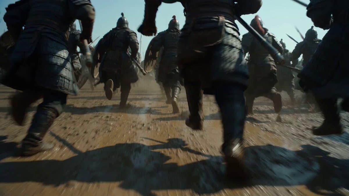 Epic Three Kingdoms Battlefield Video Prompt