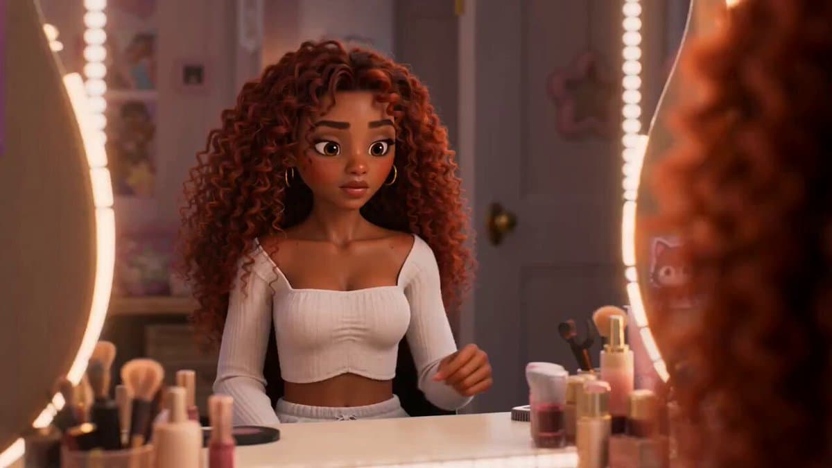 Cute Curly Hair Bun Fail Animation