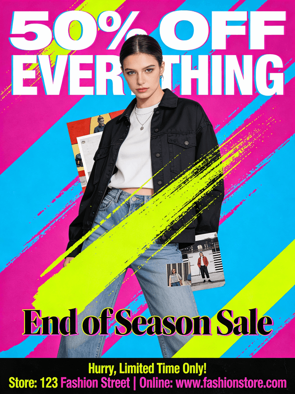 Trendy Fashion Sale Poster