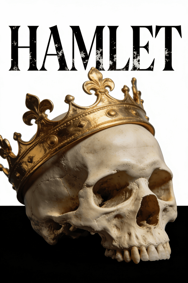 Dramatic Minimalist Hamlet Poster