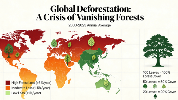 Global Deforestation Data Visualization