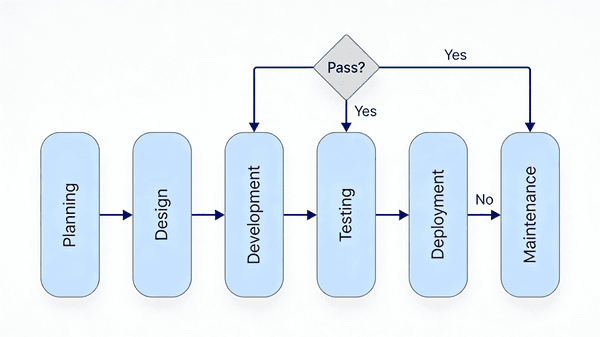 Professional SDLC Flowchart