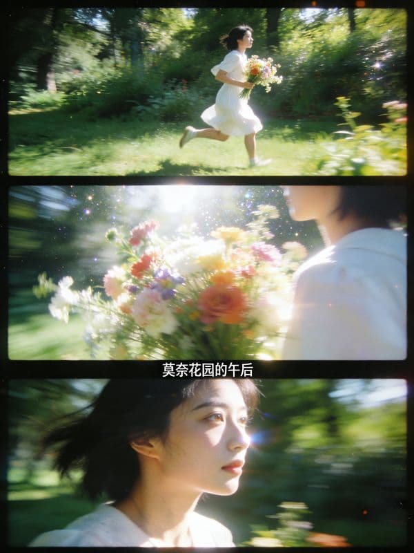 Three-Panel Film Art Grid