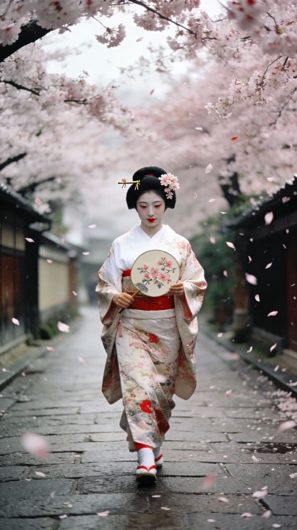 Kyoto Geisha Moment
