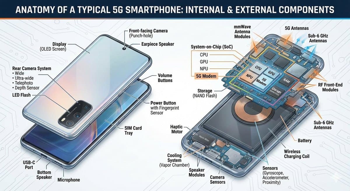 5G Smartphone Infographic Prompt