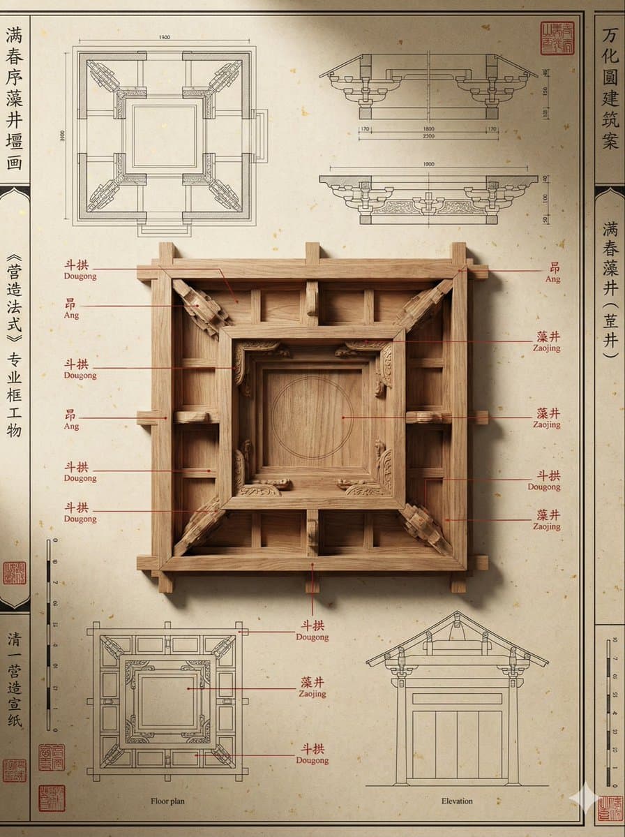 Qing Dynasty Architectural Design Archive Simulation