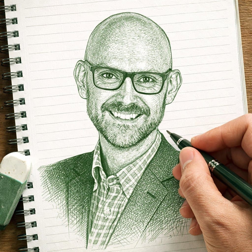 Image-to-Sketch Transformation Prompt with Hand Detail