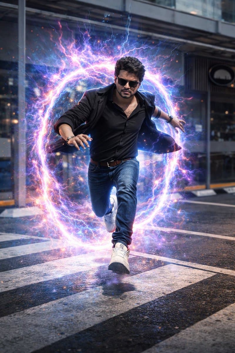 Hyper-Realistic Cinematic Action Scene from Reference Image