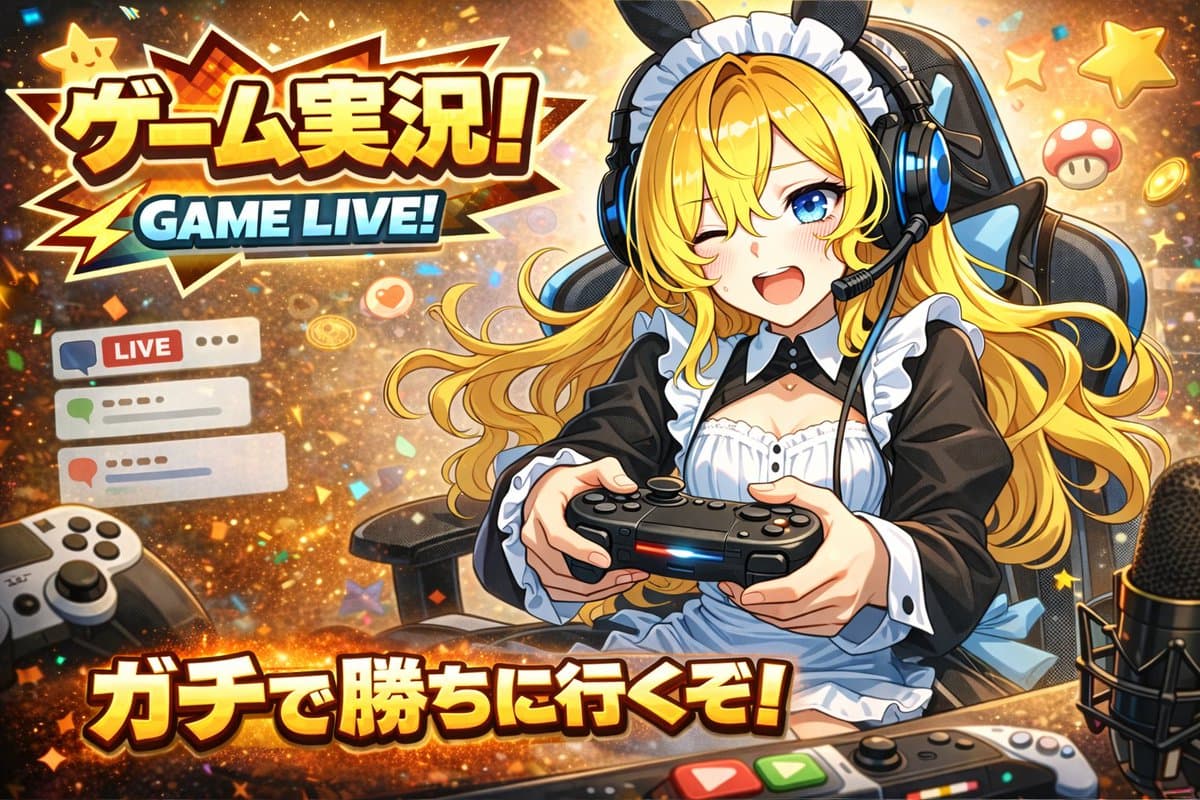 VTuber Gaming Thumbnail Creation Prompt