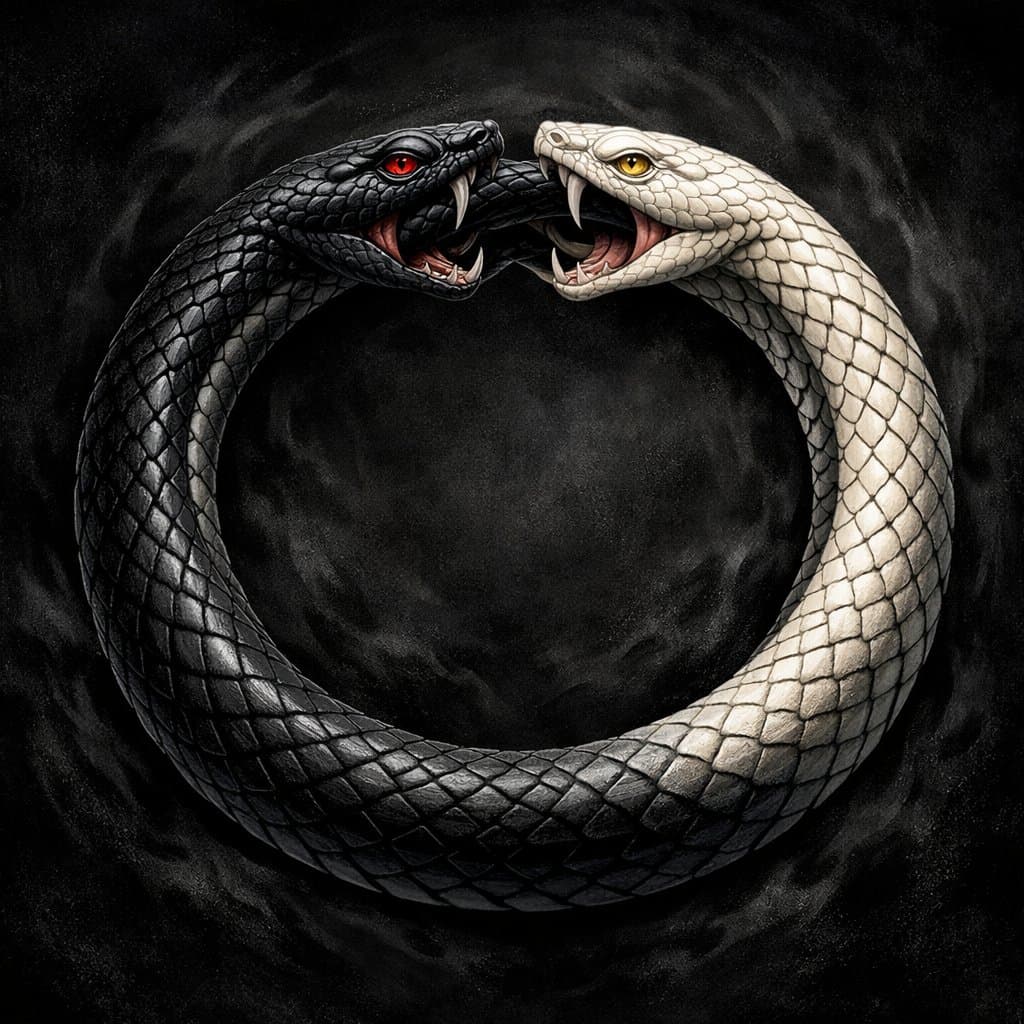 Cool Illustration of Ouroboros