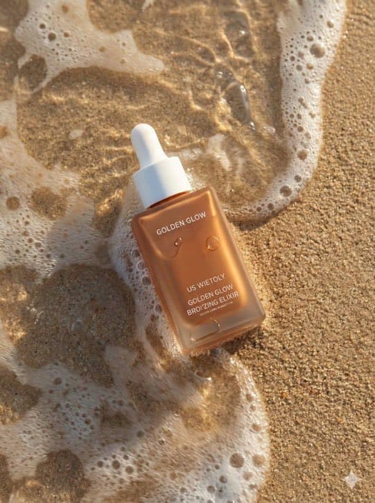 E-commerce Main Image - Summer Skincare Product Photography