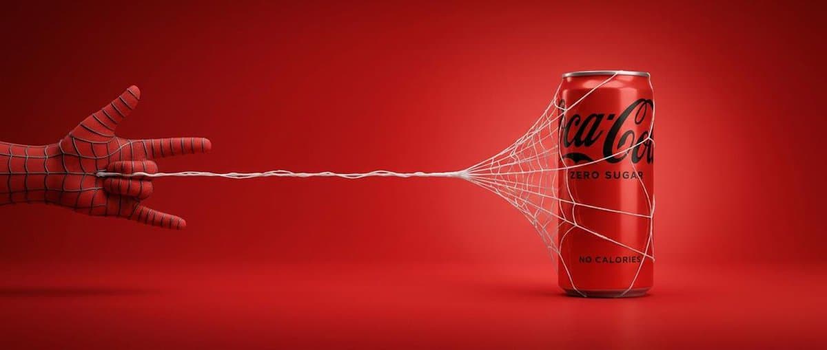 E-commerce Main Image - Cinematic Product Advertisement with Spider Web