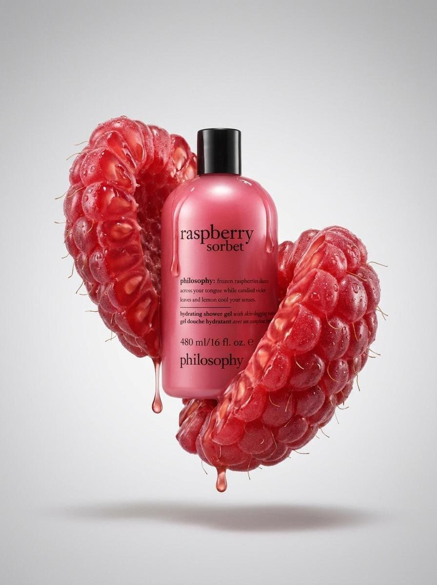 E-commerce Main Image - Raspberry Shell Product Photography