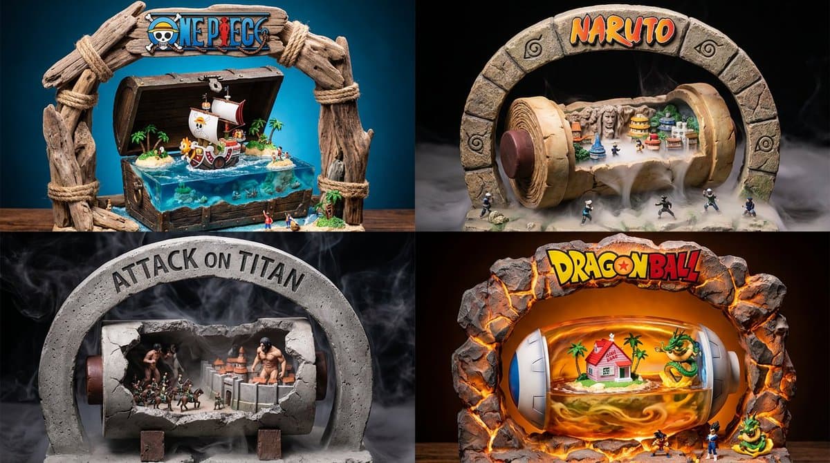 Manga Desktop Diorama Model Kit