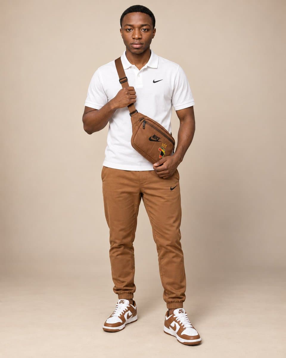 E-commerce Main Image - Streetwear Full Body Fashion Portrait