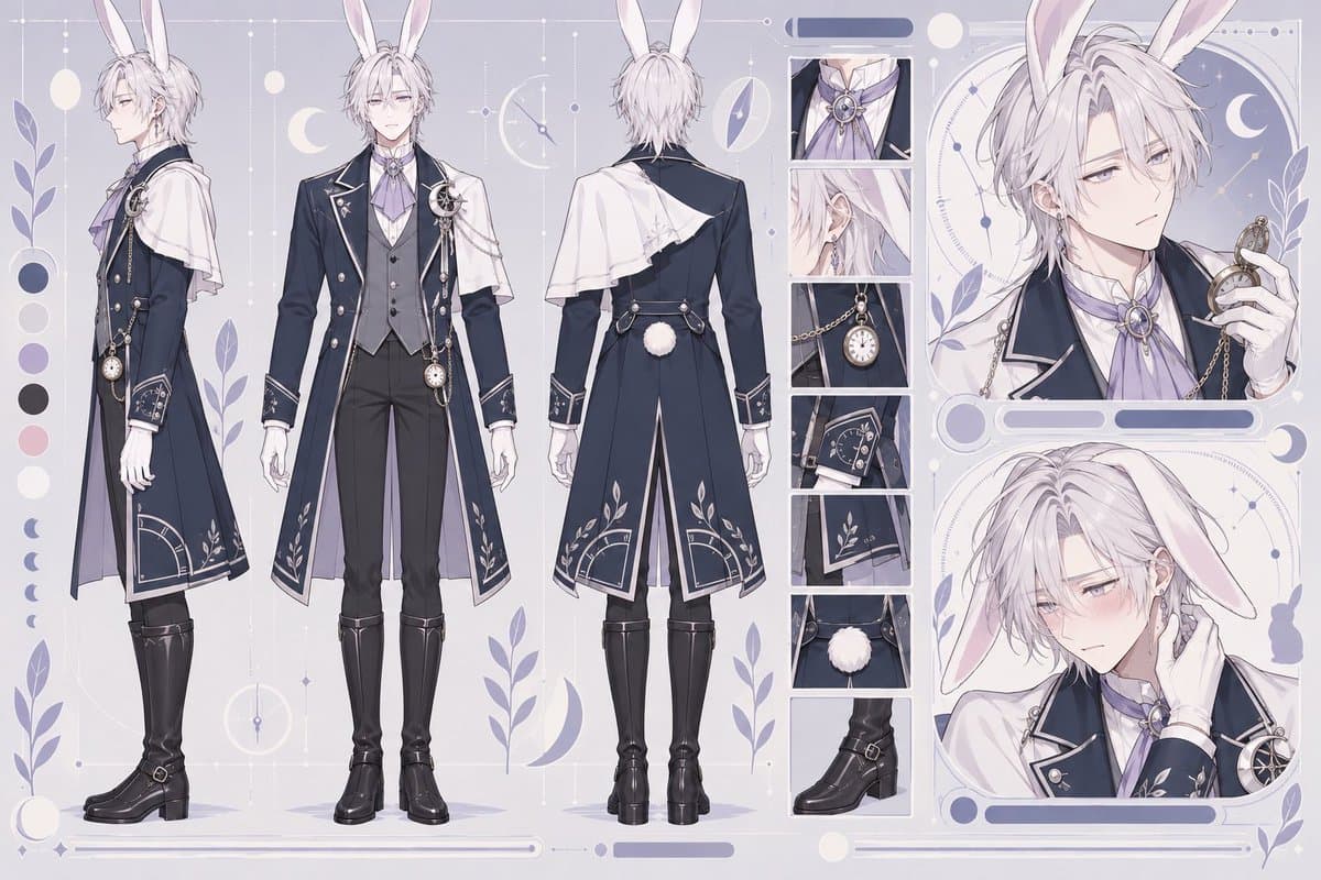 Rabbit Gentleman Character Sheet