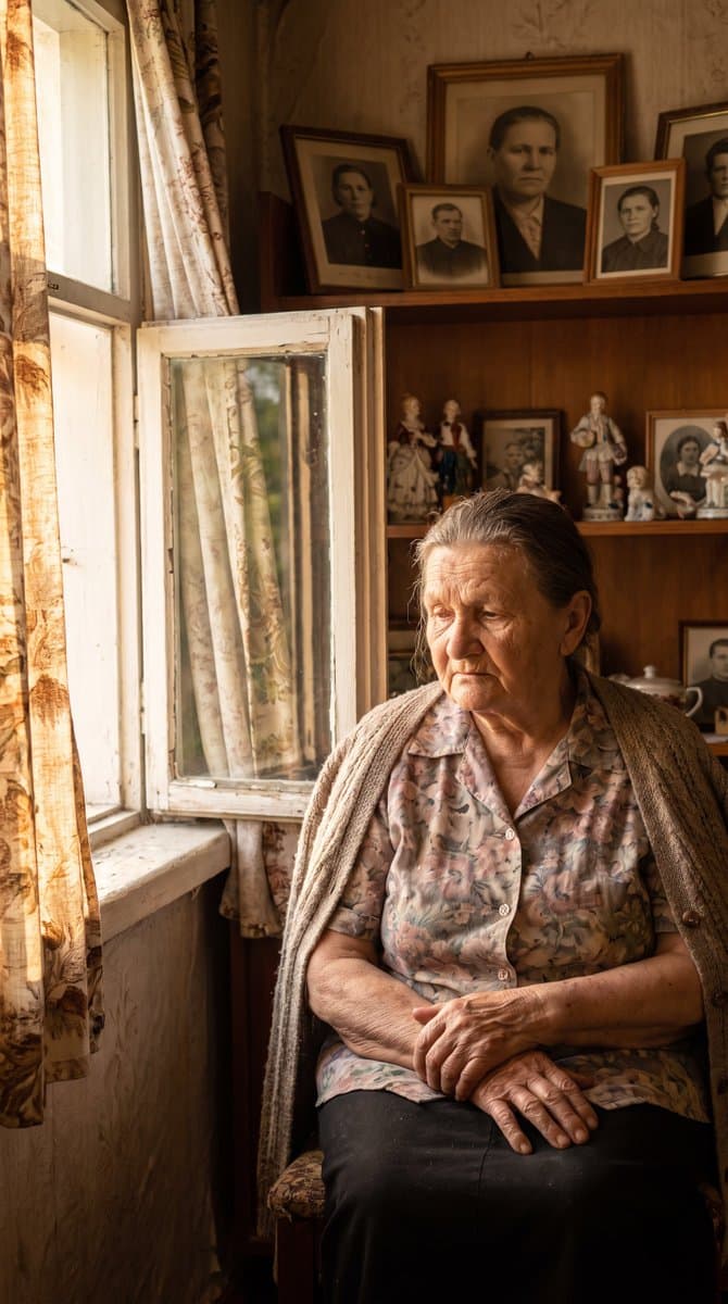 Mother Waiting Portrait