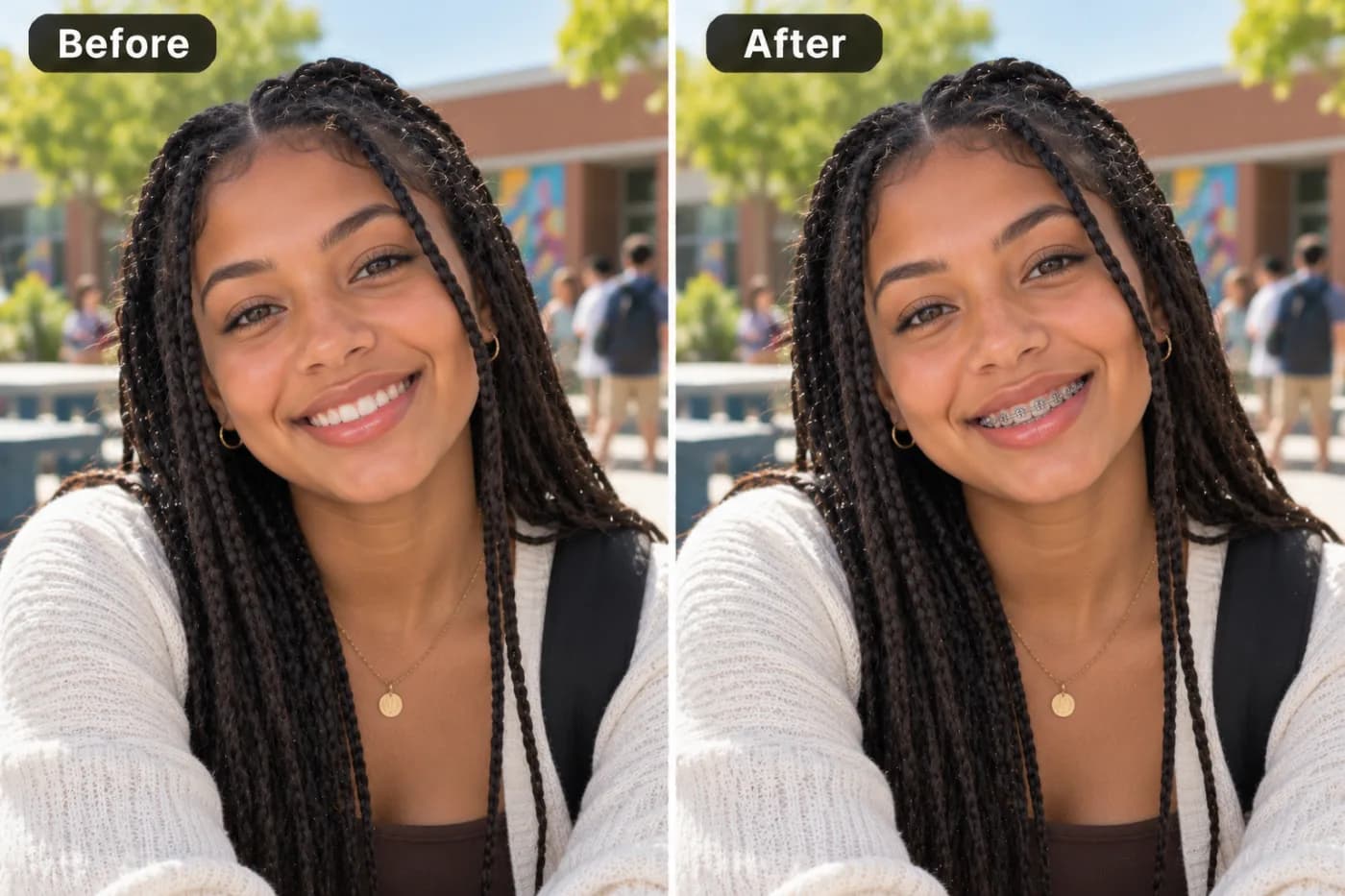 6 Best Free TinyPNG Alternatives to Compress Images (2026): before and after