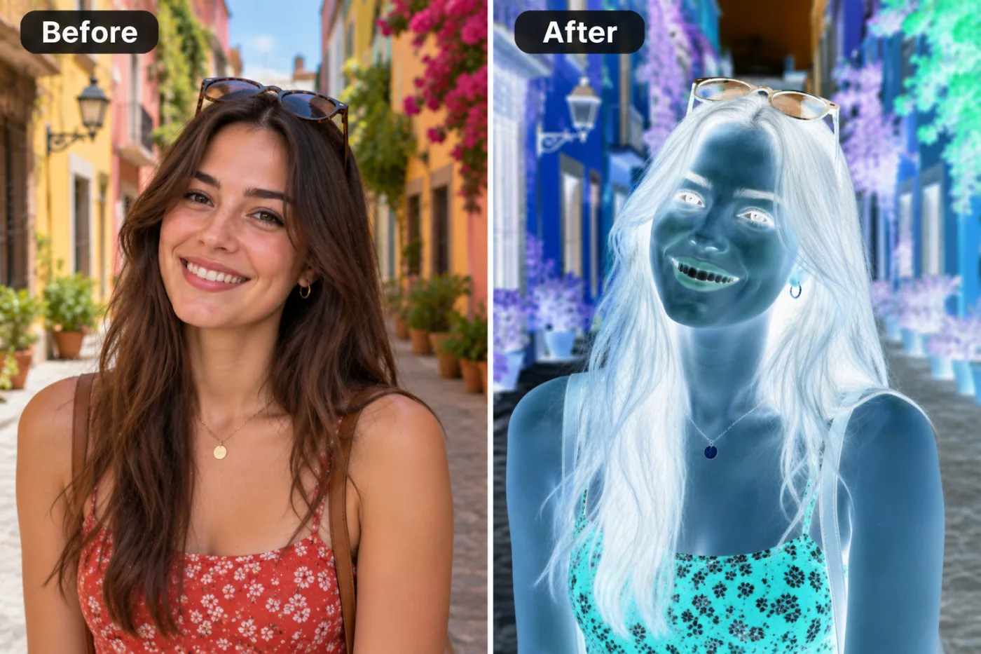 How to Rotate a Photo 90 Degrees (Free, Any Direction): before and after