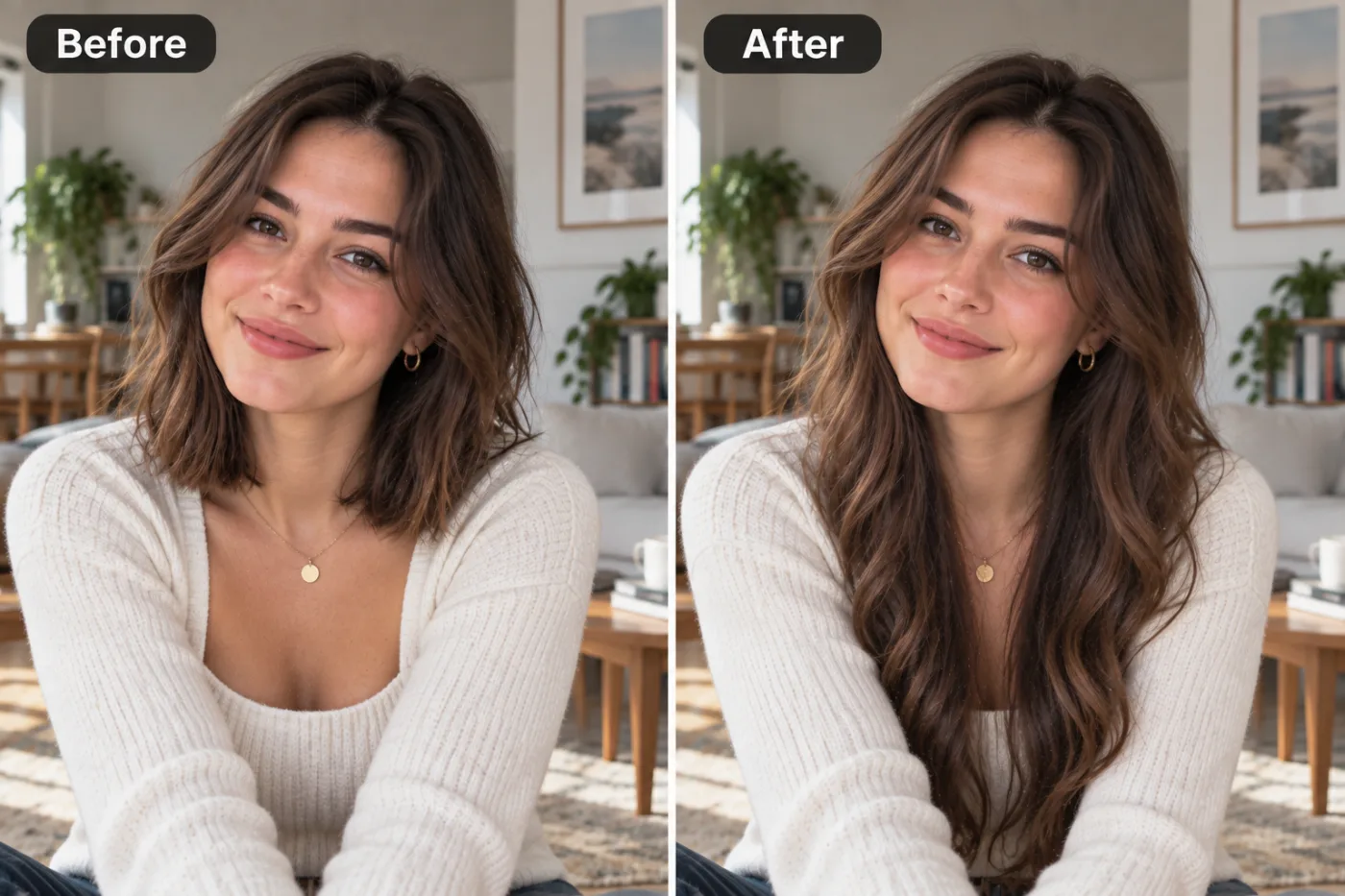 How to Convert HEIC to JPG (Open iPhone Photos Anywhere): before and after