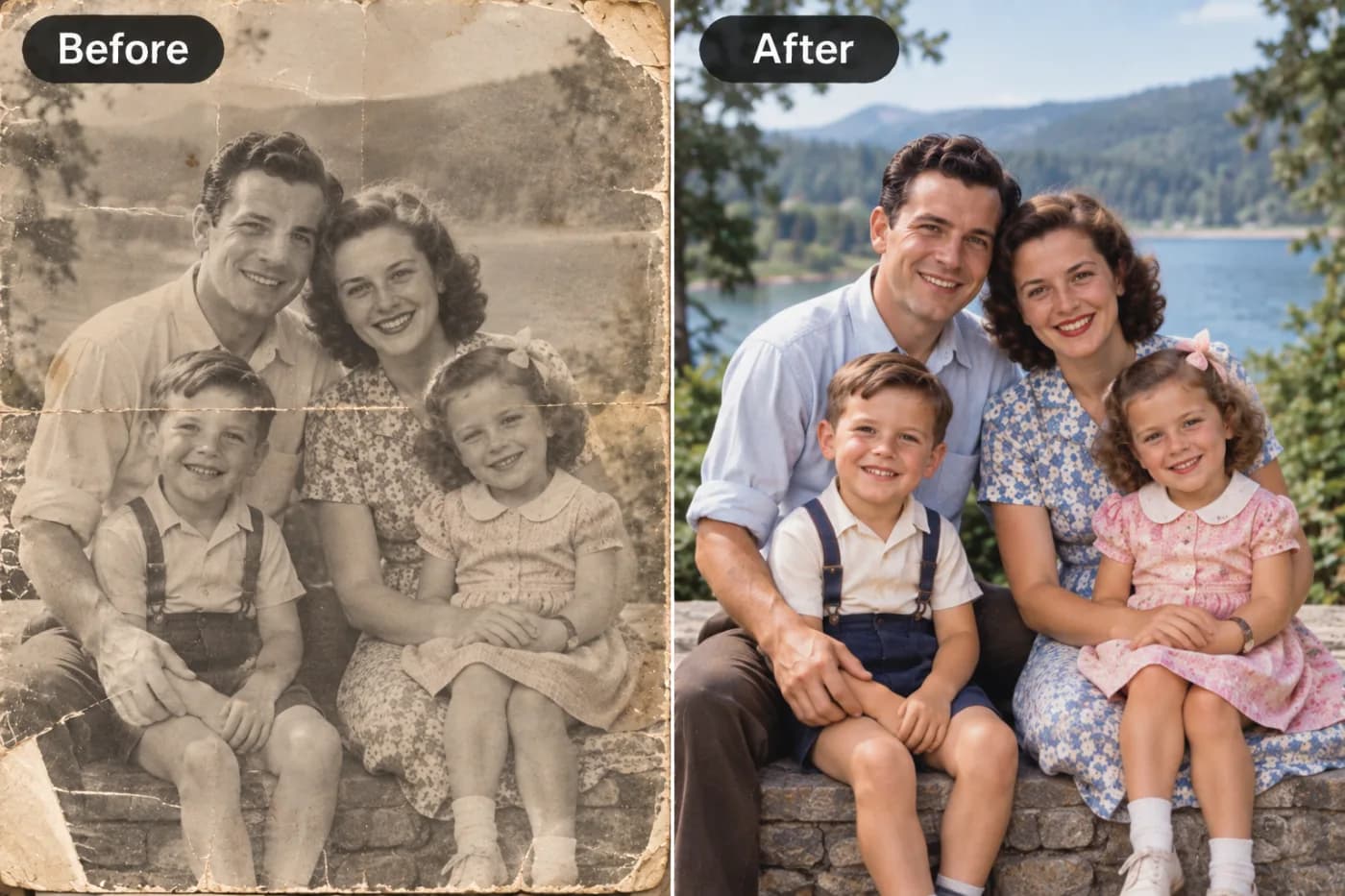 How to Fix a Blurry Photo Online for Free — No Software Needed: before and after