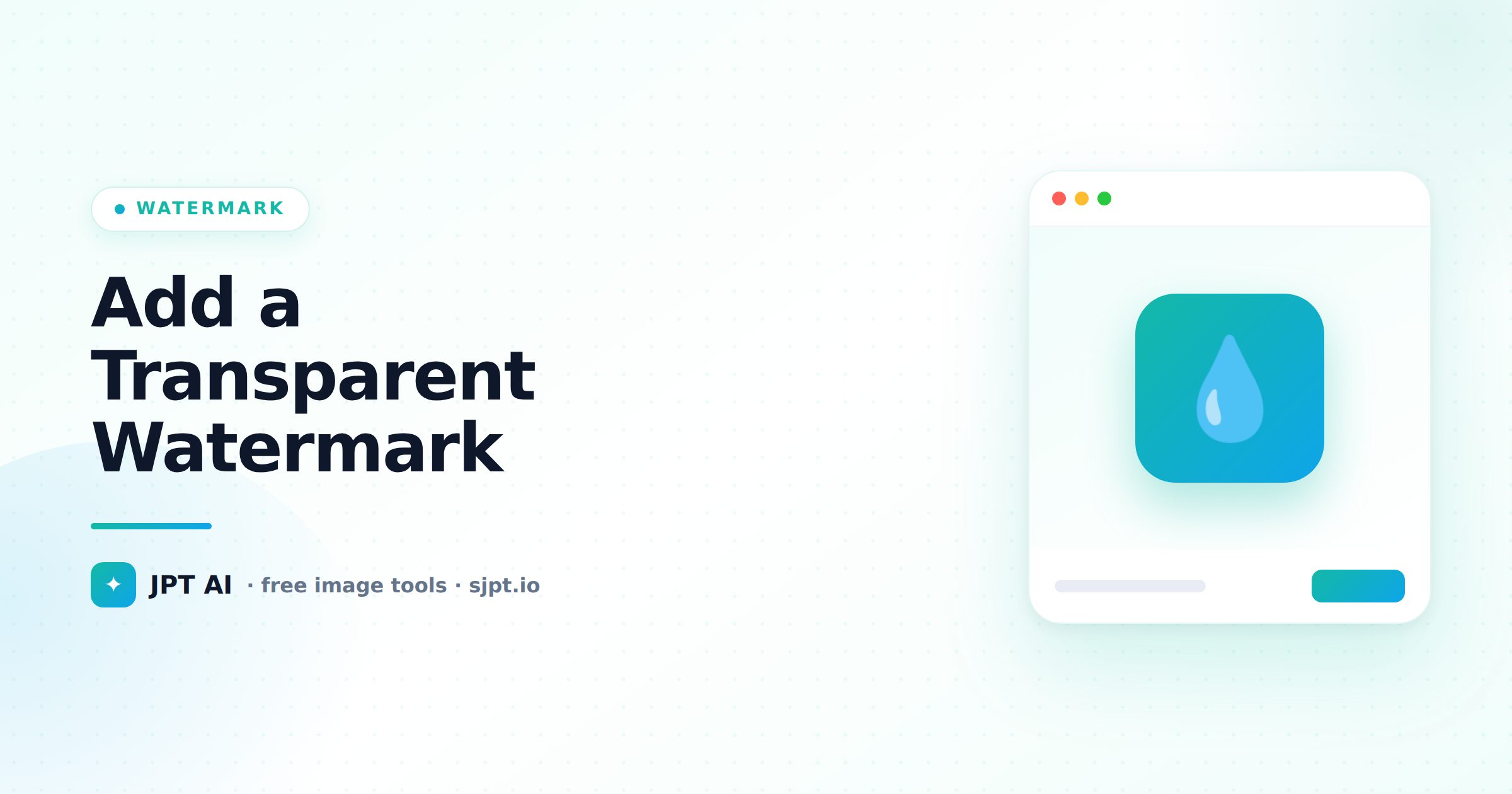 How to Add a Transparent Watermark (Subtle & Free)