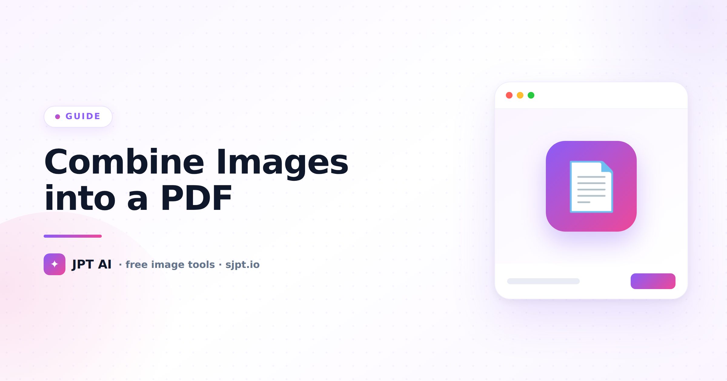 How to Combine Images into a PDF (Free, No App)