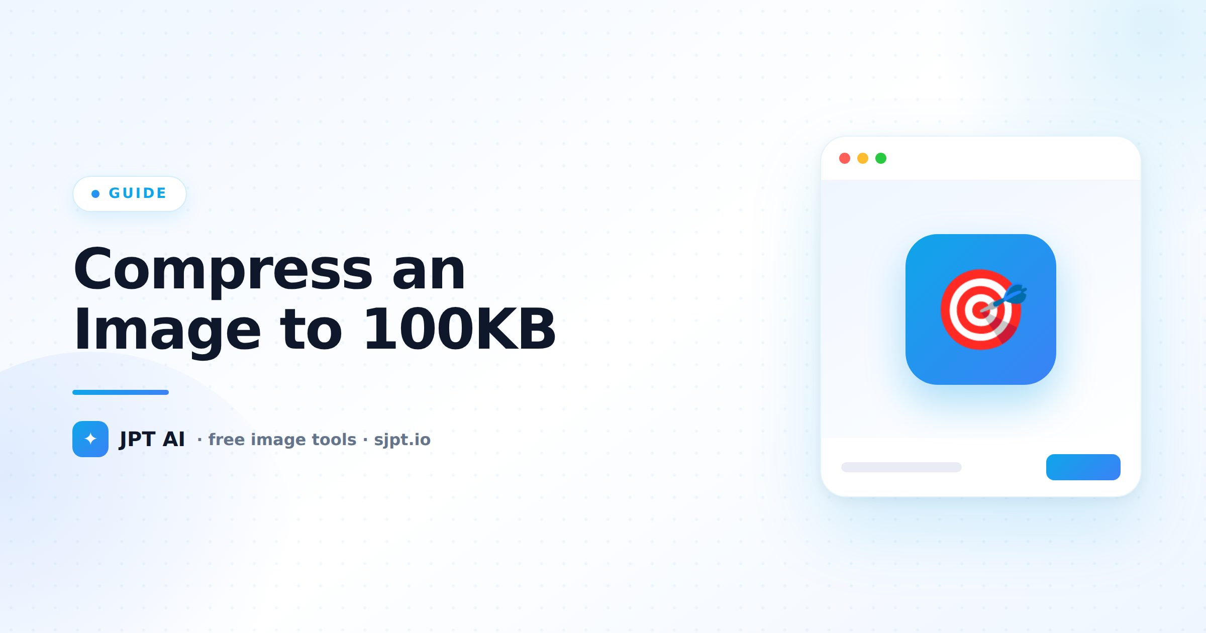 How to Compress an Image to 100KB (Exactly, Free)