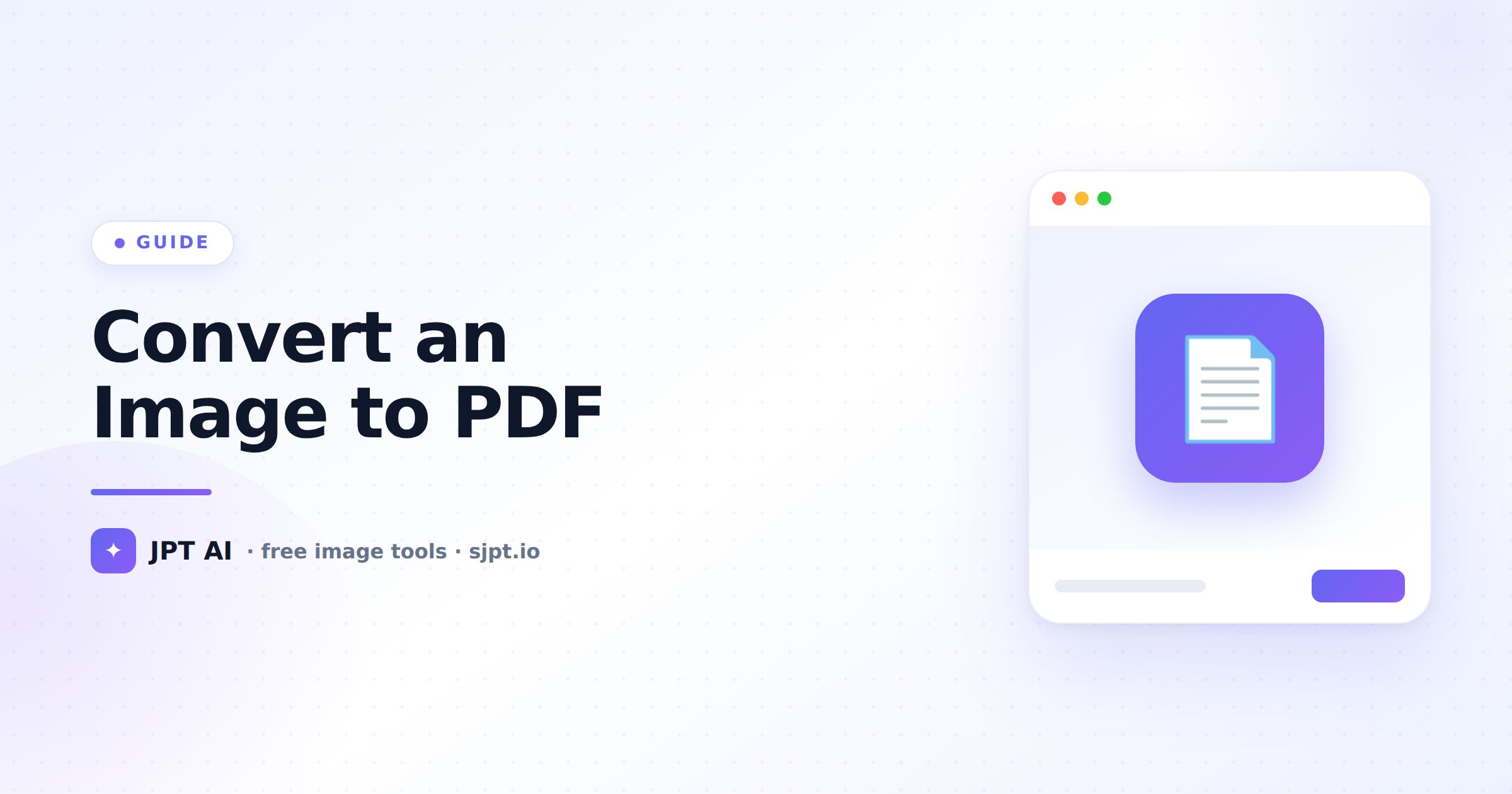 How to Convert an Image to PDF (Free, No Watermark)