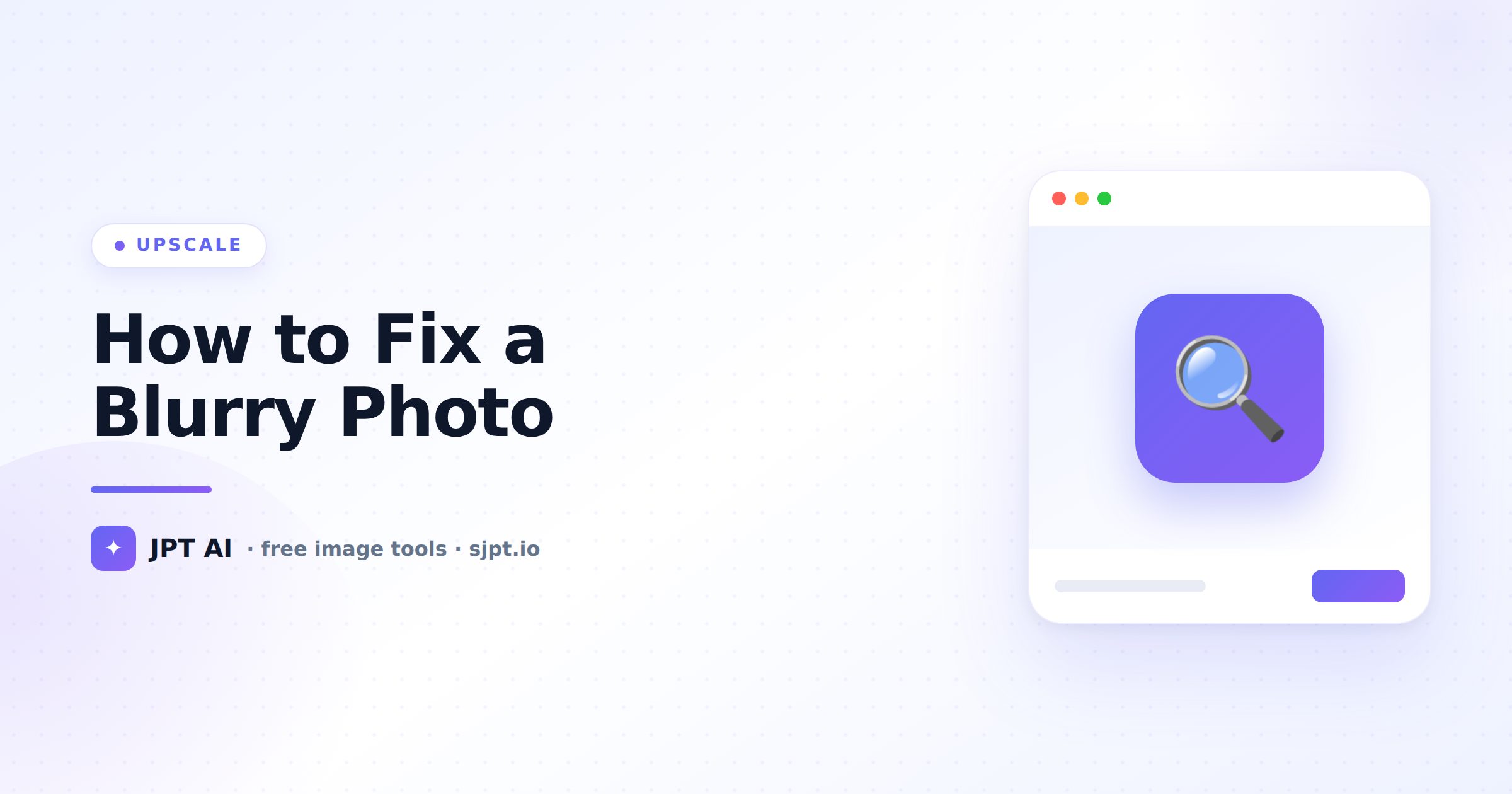 How to Fix a Blurry Photo (Make It Sharp Again, Free)