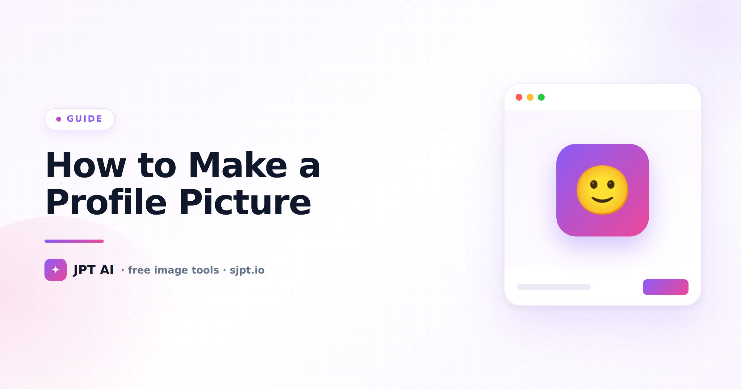How to Make a Perfect Profile Picture (Right Size & Crop)