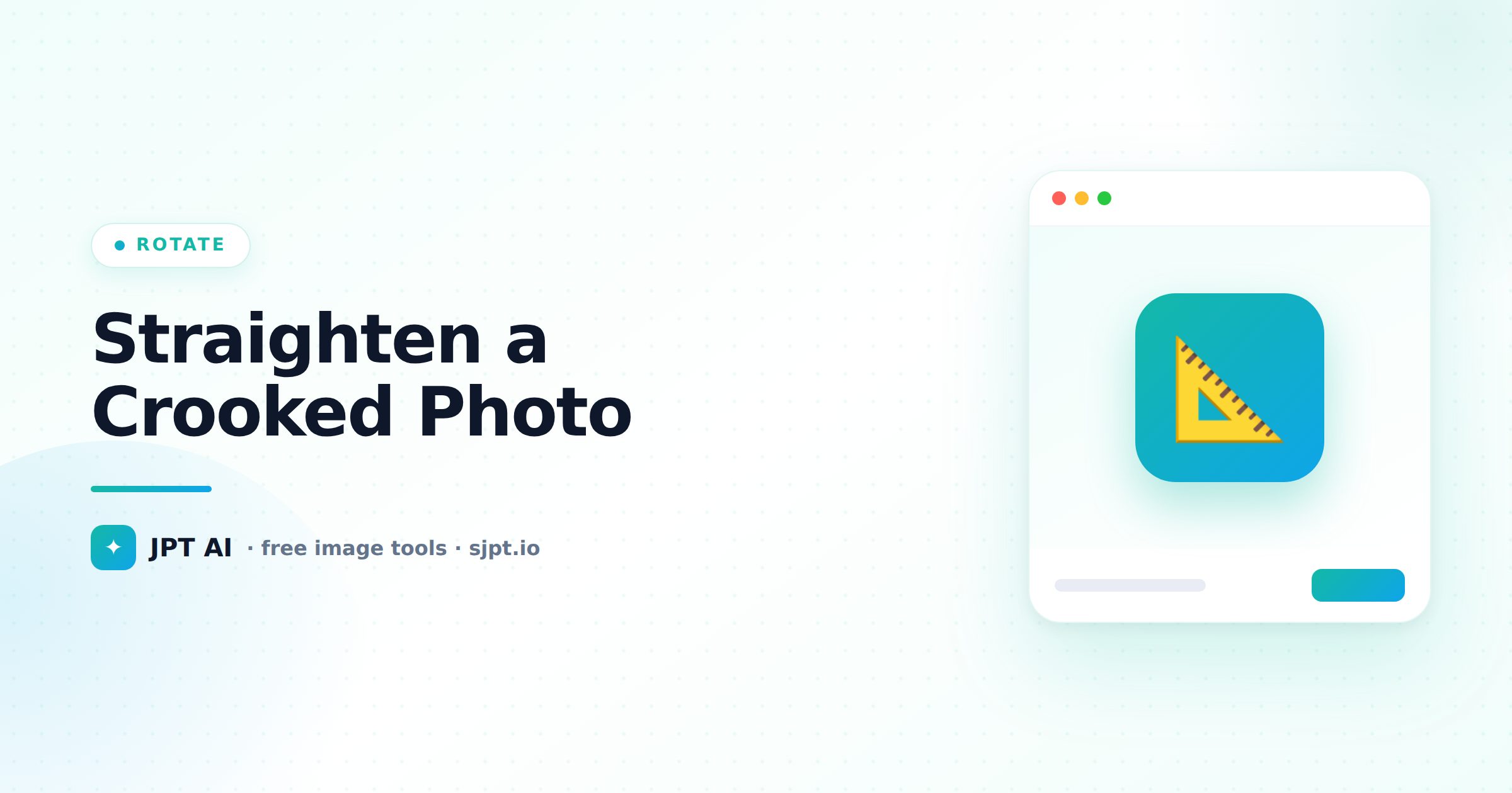 How to Straighten a Crooked Photo (Level Horizon, Free)